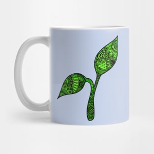 Zentangle Seedling Mug